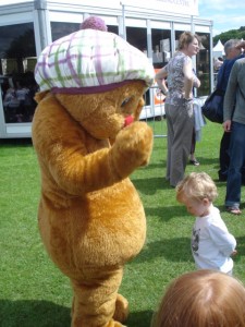 Hamish meets one of his little fans