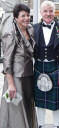 With my husband Stuart at our son's wedding